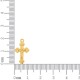 Pingente Crucifixo Jesus Crucificado Ouro 20mm