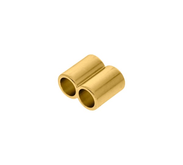Tubo Duplo Ouro 15mm