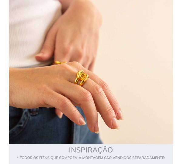 Anel Dourado Elos N° 20
