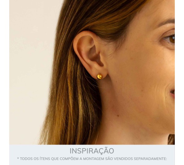 Brinco Ouro 6mm