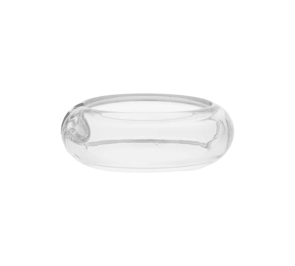 Maxi Bracelete Acrílico Transparente 78mm