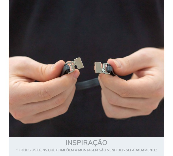 Fecho de Engate com Imã Níquel 10mm