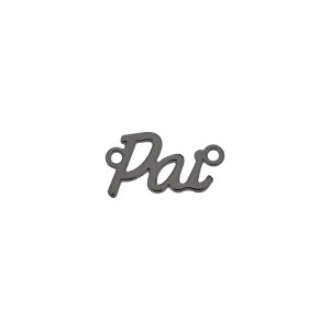 Pingente Pai Grafite 26mm