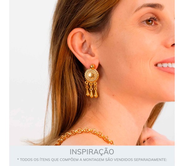 Pingente Cabide Ouro 28mm