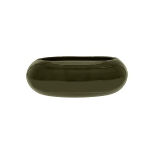 Maxi Bracelete Acrílico Verde Militar 78mm