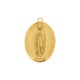 Pingente Nossa Senhora de Lourdes Ouro 44mm