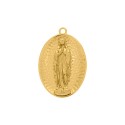Pingente Nossa Senhora de Lourdes Ouro 44mm