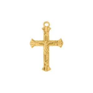 Pingente Crucifixo Ouro 35mm