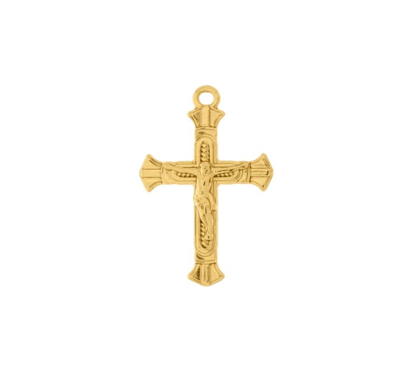 Pingente Crucifixo Ouro 35mm