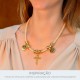 Pingente Crucifixo Ouro 35mm