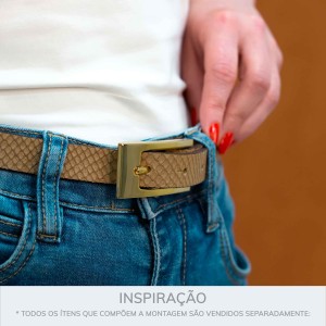 Fivela para Cinto New Dourado 20mm