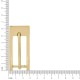 Fivela para Cinto New Dourado 20mm