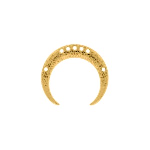 Pingente Ouro Texturizado 37mm