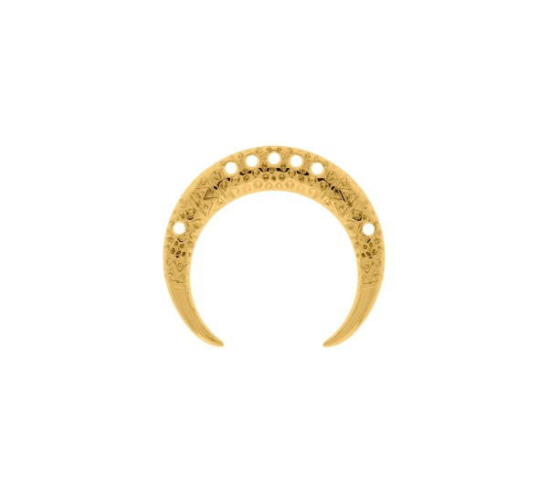 Pingente Ouro Texturizado 37mm