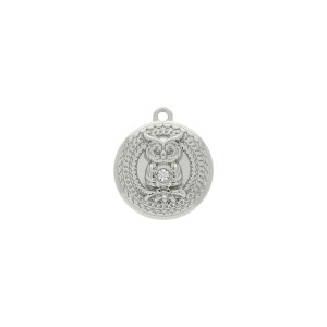 Medalha de Coruja Níquel 20mm