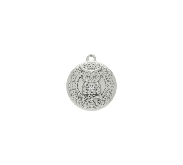 Medalha de Coruja Níquel 20mm