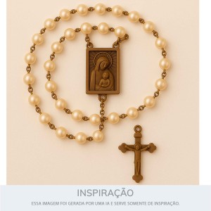 Entremeio Sagrado Coração de Jesus Ouro Velho 22mm