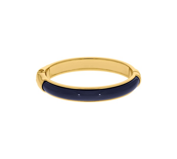 Bracelete Dourado com Azul Marinho 68mm
