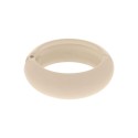 Maxi Bracelete Acrílico Off White 78mm