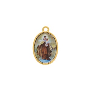 Pingente Nossa Sra. do Carmo Ouro 23mm