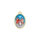 Pingente Medalha Divino Pai Eterno Ouro 23mm