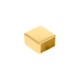 Passador Retangular Ouro 16mm