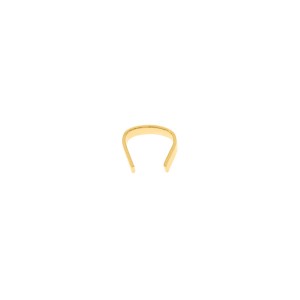 Argola de Chapa Ouro 8mm