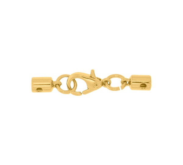 Conjunto ponteira e fecho Ouro 50mm