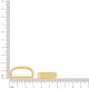 Passador para cinto Ouro 31mm
