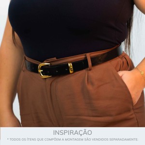 Passador para cinto Ouro 31mm