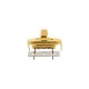Fecho para bolsa Oval Ouro 27mm