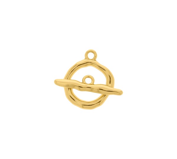 Fecho T Orgânico Ouro 21mm