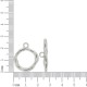 Fecho T Orgânico Níquel 21mm