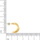 Brinco Dourado Linea 19mm
