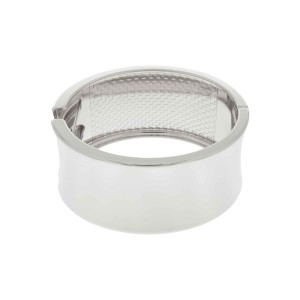 Maxi Bracelete Prateado Línea 70mm