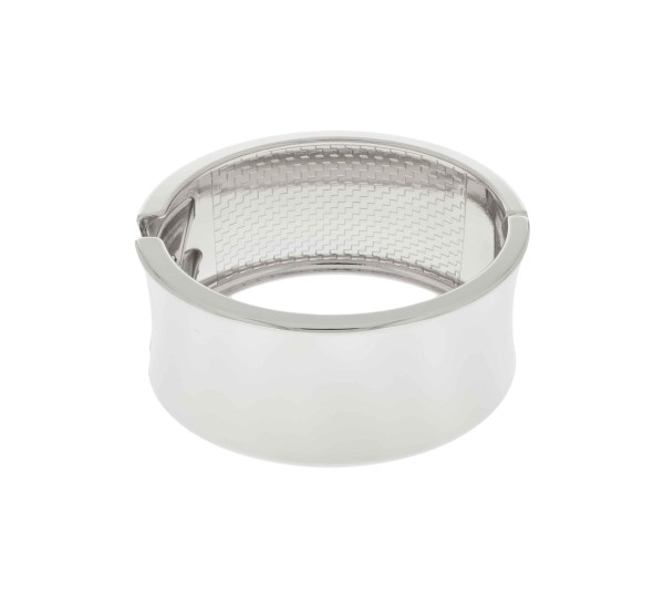 Maxi Bracelete Prateado Línea 70mm