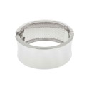 Maxi Bracelete Prateado Línea 70mm
