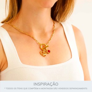 Fechamento Passador T Ouro 24mm