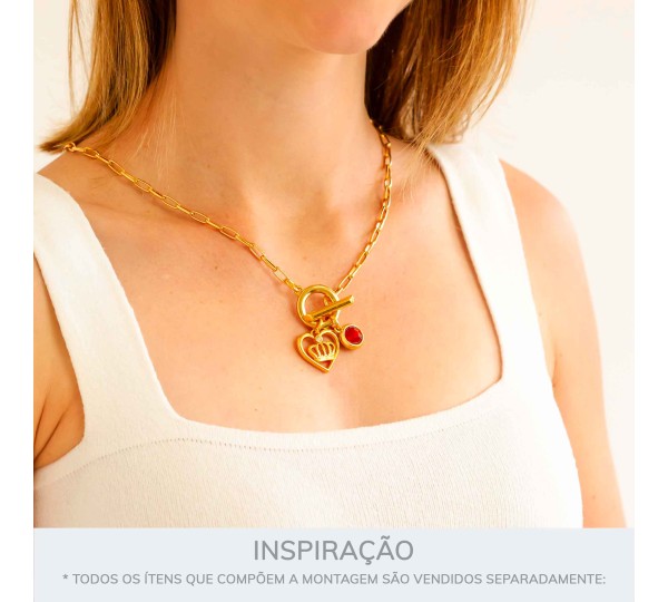 Fechamento Passador T Ouro 24mm