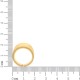 Anel dedo Mindinho Dourado Línea N° 12