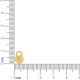 Pingente Bolinha Ouro 10mm