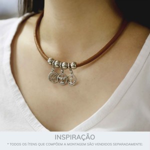 Conjunto Pingentes Princípios Da Vida Níquel