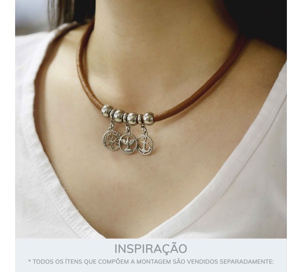 Conjunto Pingentes Princípios Da Vida Níquel