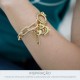 Conjunto Pingentes Amor Ouro