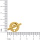 Fechamento Passador T Ouro 16mm
