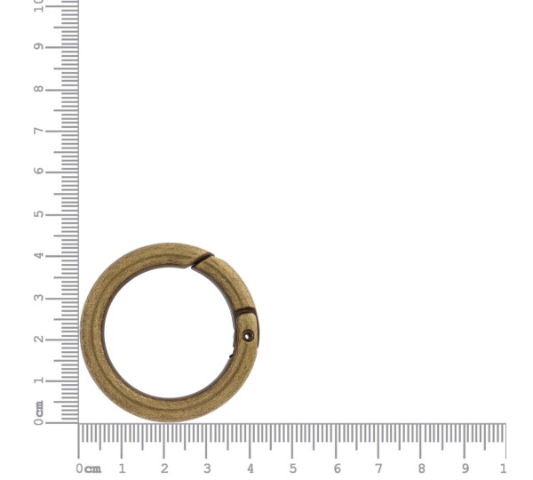 Argola Articulada Ouro Velho 42mm