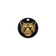 Medalha de Onça Dourado com Preto Onça Ouro 25mm