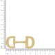 Fivela Cinto Country Dourada 20mm