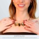 Passador Mineral Dourado 30mm