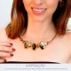Passador Mineral Dourado 30mm